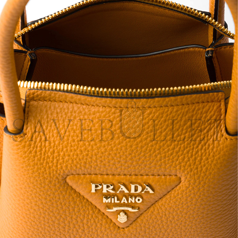 PRADA LEATHER MINI HANDBAG 1BA362 (19.5*18*9cm) PRADA LEATHER MINI HANDBAG 1BA362 (19.5*18*9cm)